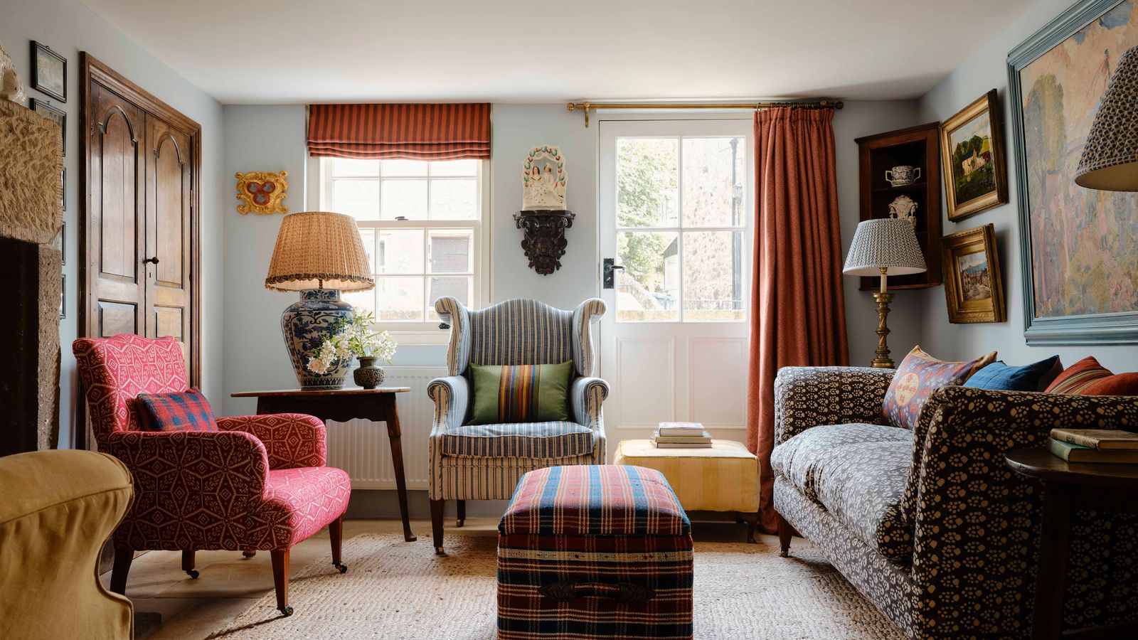 A ballerina and an antique dealer's charming refurbishment of a Peak District cottage
