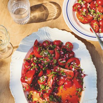 Tomato, za’atar & sumac salad