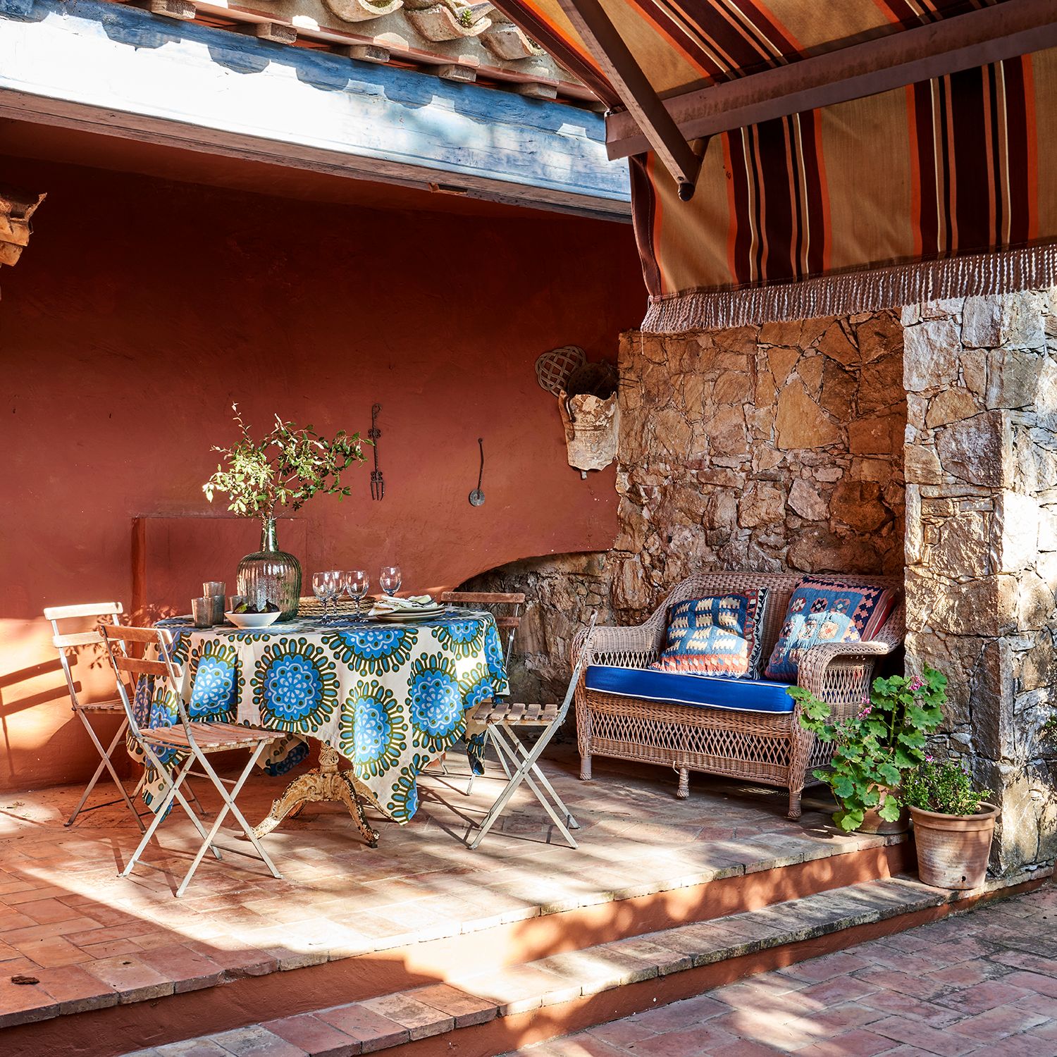 Fashion designer Penelope Chilvers' charmingly rustic apartment in a medieval Catalonian town