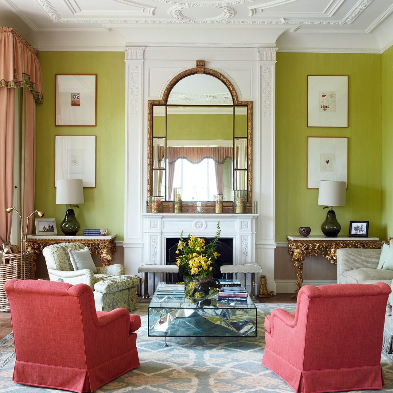 15 chartreuse interiors from the House & Garden archive