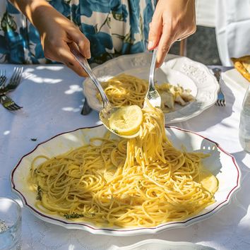 Skye McAlpine's simple and summery spaghetti al limone’ recipe