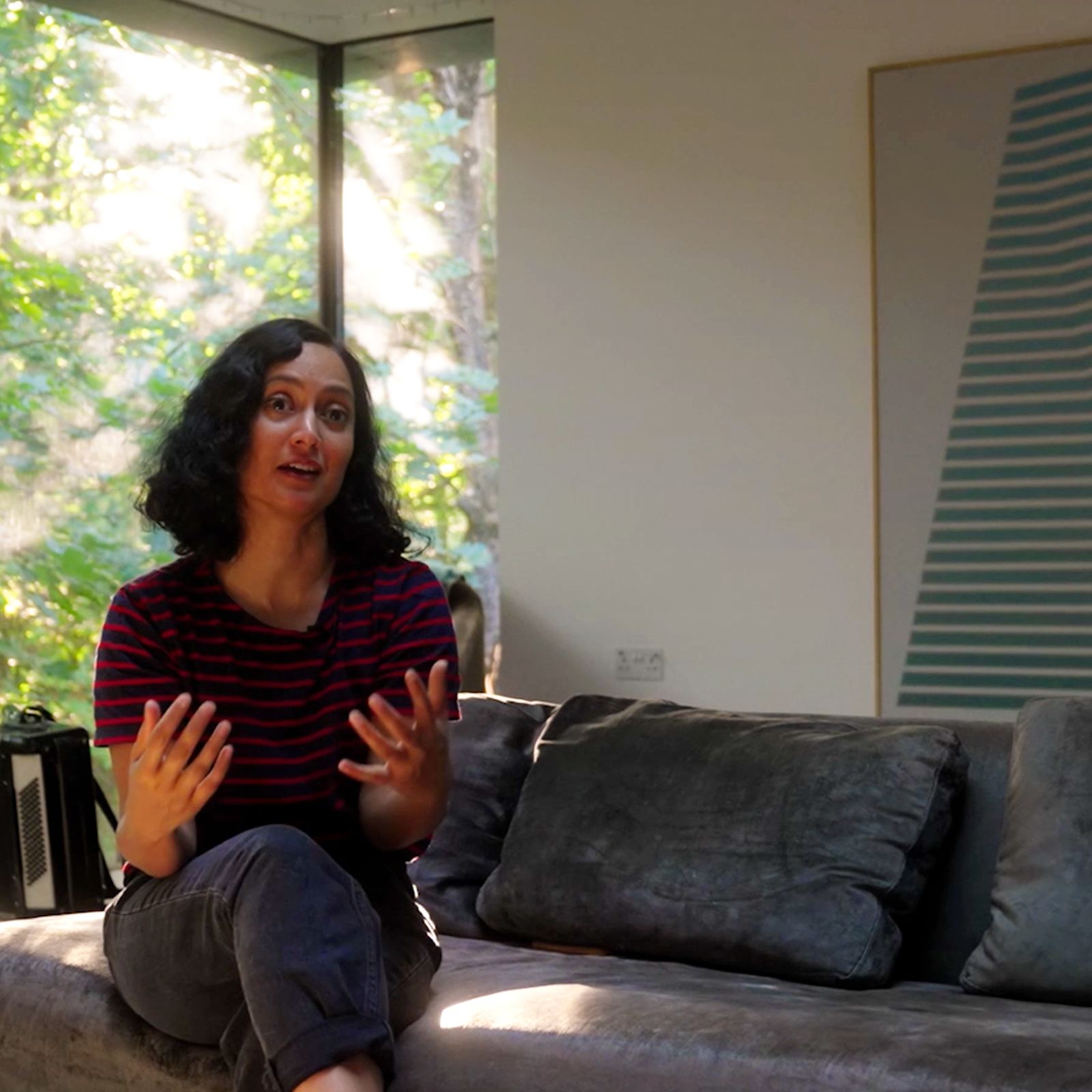 Inside Rana Begum's minimalist studio & house surrounded by nature in London