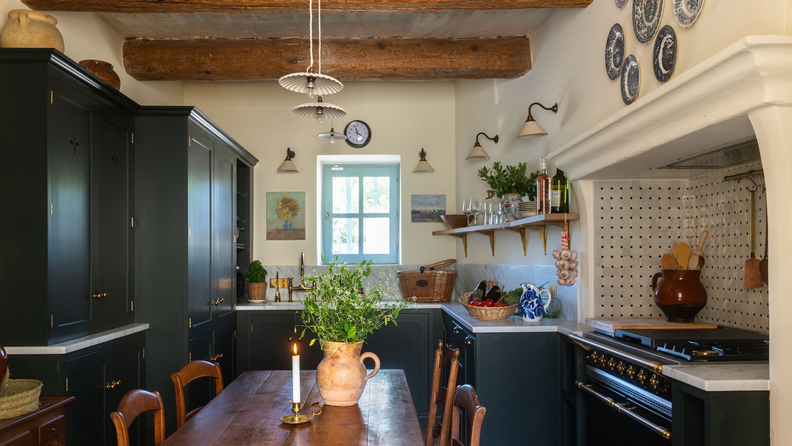 A 500-year-old house in the South of France, filled with English-inspired decoration