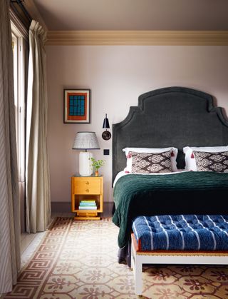 In the same Nicola Harding Riverside house Pure  Originals ‘Calm was chosen for the walls establishing a restful mood...