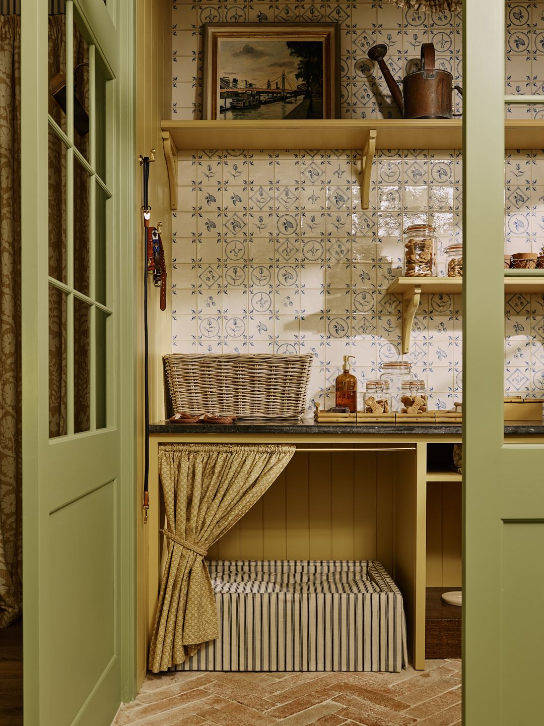 Image may contain Shelf Indoors Interior Design Closet Cupboard Furniture Bed Art and Painting