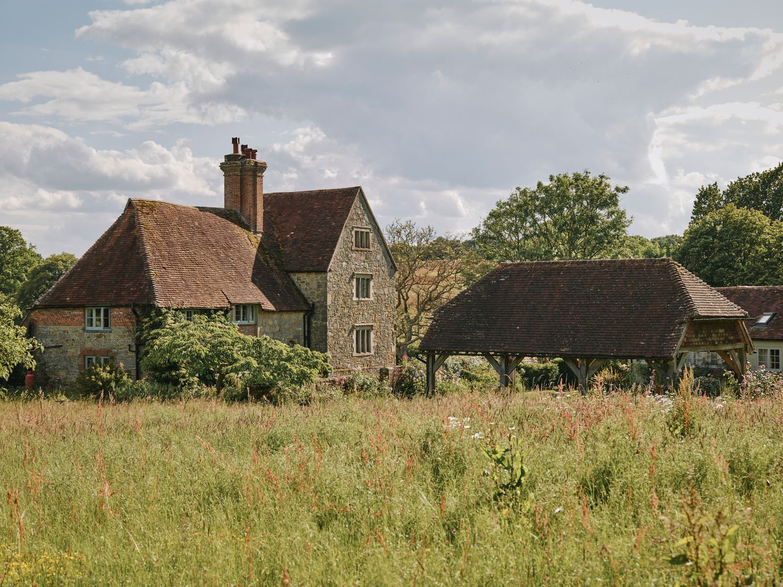 A 17th-century farmhouse in the South Downs packed with charm and character