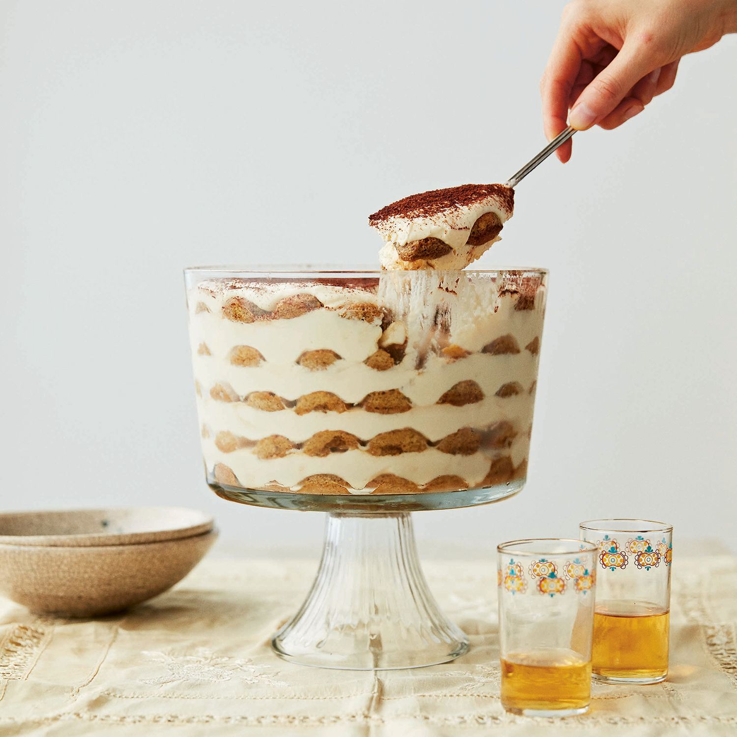 Two-booze tiramisu